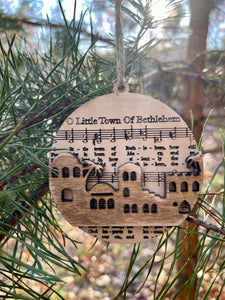 Oh Little Town of Bethlehem Ornament