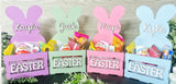 Wooden Easter Baskets — Size: 5.9"x10.9"x3.9"