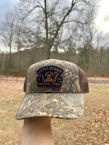 Snacking Hunting Team Leather Patch Hat